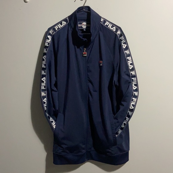 FILA track jacket navy XL - Picture 3 of 5